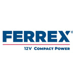 Ferrex logo with '12V Compact Power' text on a white background