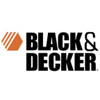 Black & Decker logo with an orange triangle on a white background